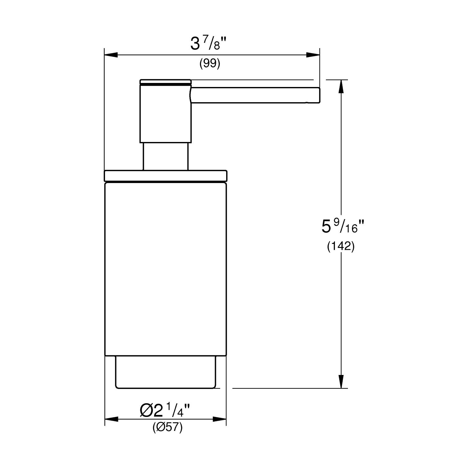 Дозатор жидкого мыла GROHE Selection, никель глянец (41028BE0) - Вид №2