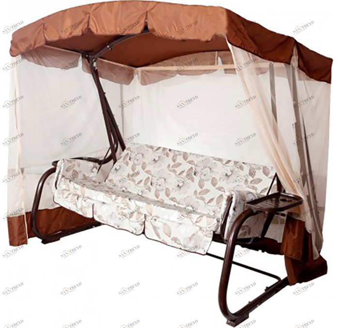 Качели садовые "Турин Шоколад" IMPEX  132283 Бежевый;коричневый 