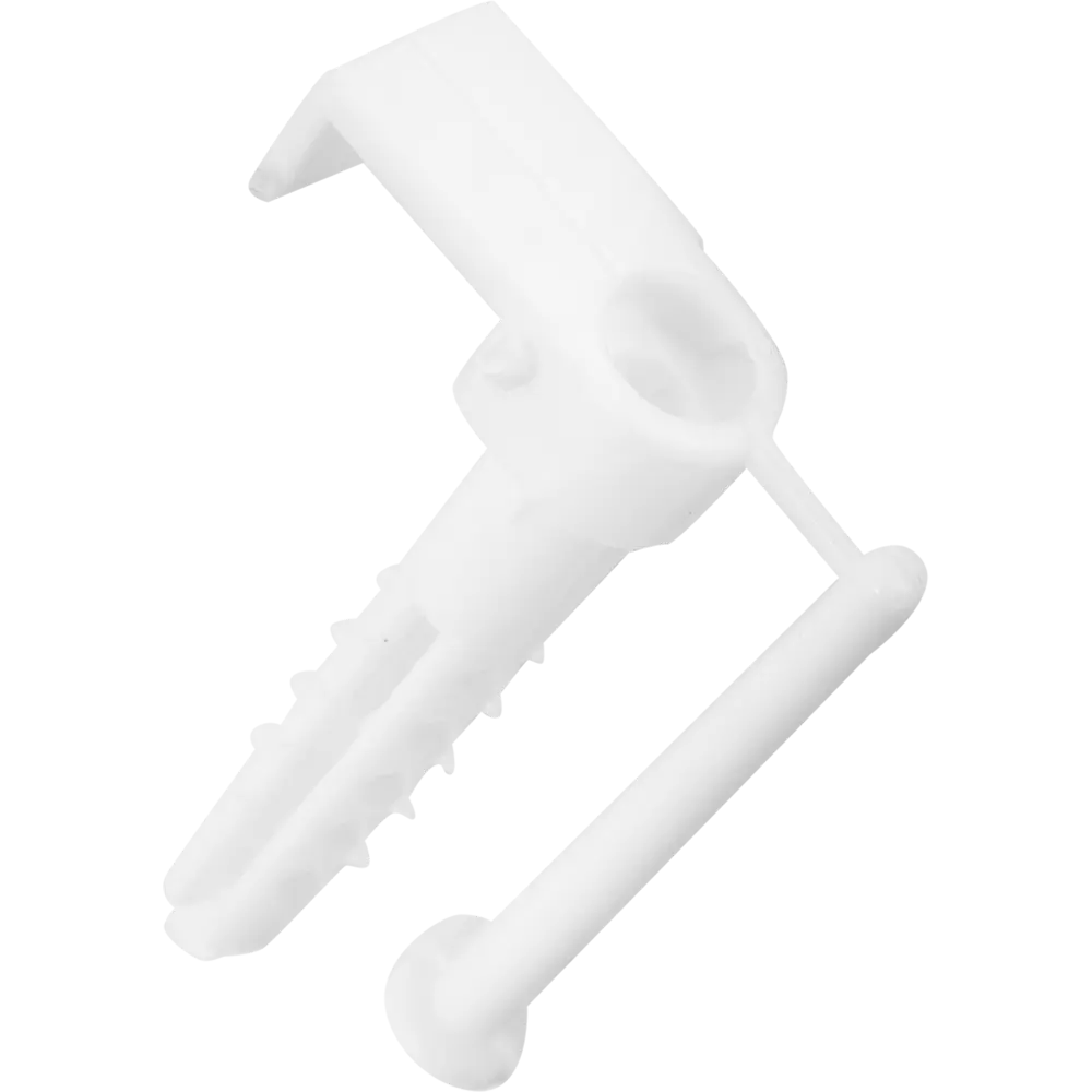 Дюбель-скоба для плоского провода 10.5х45 мм цвет белый пластик 40 шт ВС-ГРУПП STLM-2147596