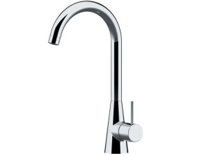 Однорычажный смеситель для кухни с поворотным изливом