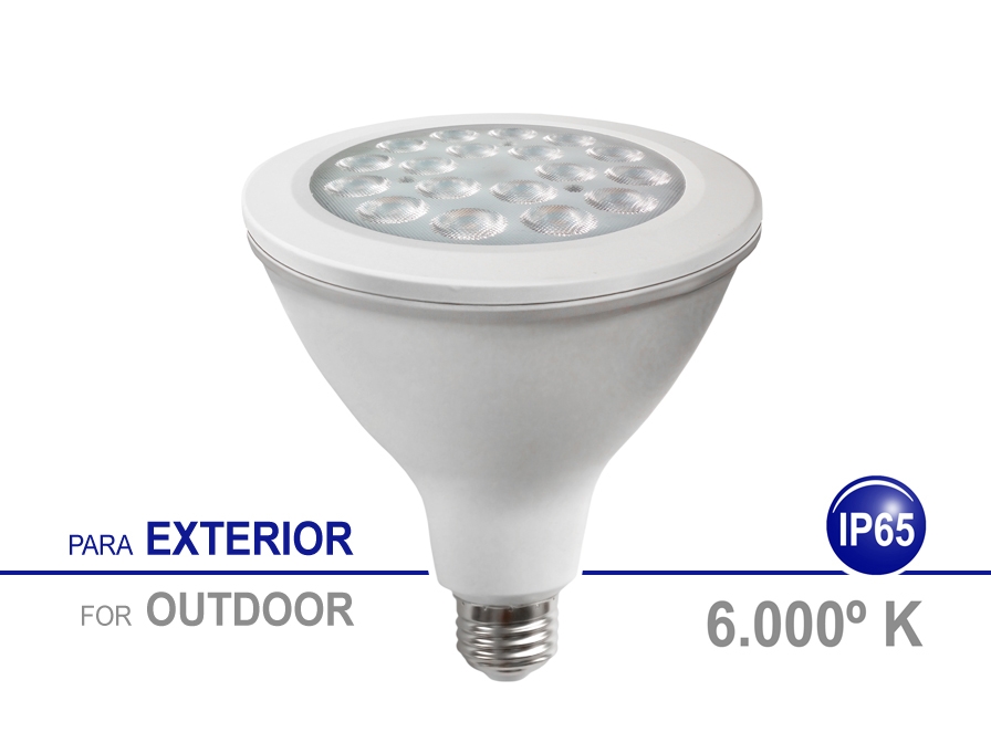 064064 Лампочка LED IP65 18W 6000K E27 Schuller 