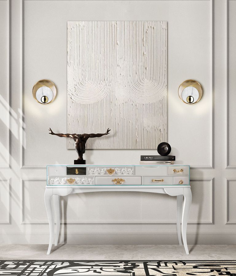 0-004 Йорк белая консоль Boca Do Lobo  - Вид №10