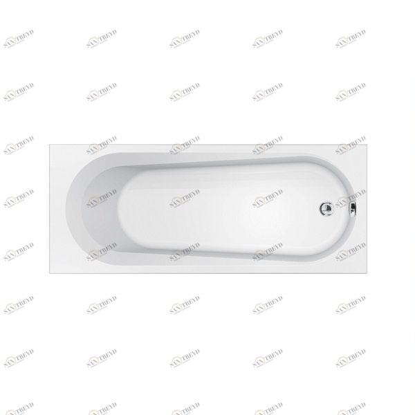 Ванна встроенная Nova 160/65 см с гидро и аэромассажем 2NVA6D6 Gruppo Geromin 