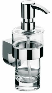 Emco Bad Дозатор мыла со стеклянной стенкой Mundo 3321 001 01