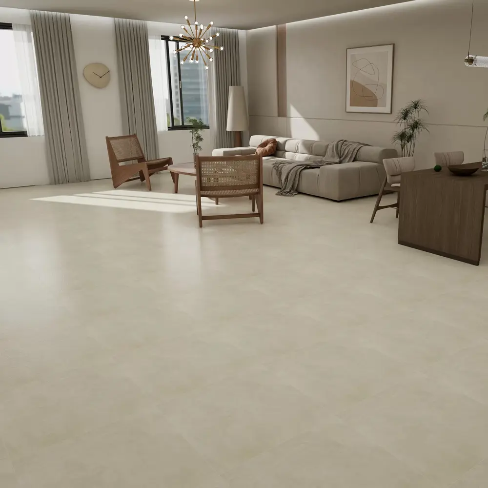 Керамогранит Duna Cemento Ivory Carving 60x60 матовый карвинг цвет бежевый 1.44 м² Santreyd STLM-2113249