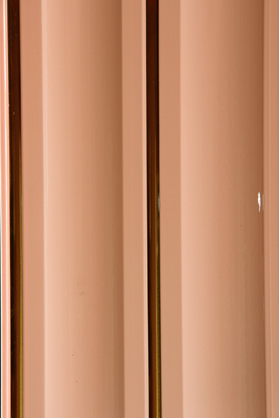 Панель ПВХ абрикосовая золото софитто "2" фигурная 200мм DEKOR PANEL DP156