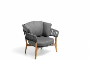 Talenti Садовое кресло со съемным чехлом из синтетической ткани с подлокотниками Moon teak Montekpl