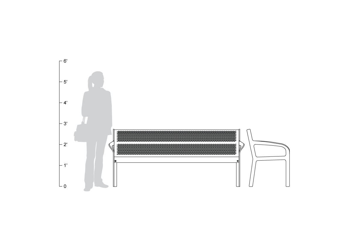 FSRT68 Скамейка коэффициентов  Forms-surfaces  - Вид №11