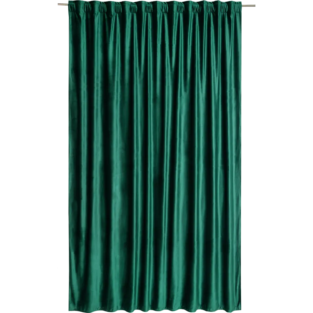 Штора на ленте со скрытыми петлями Inspire Tony 200x280 см цвет изумрудный Exotic 1 82497483 STLM-2043984  - Вид №1