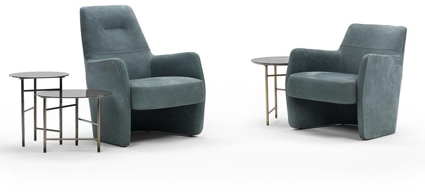 Marelli Кресло в набуке с подлокотниками Clipper 9clp106 - Вид №2