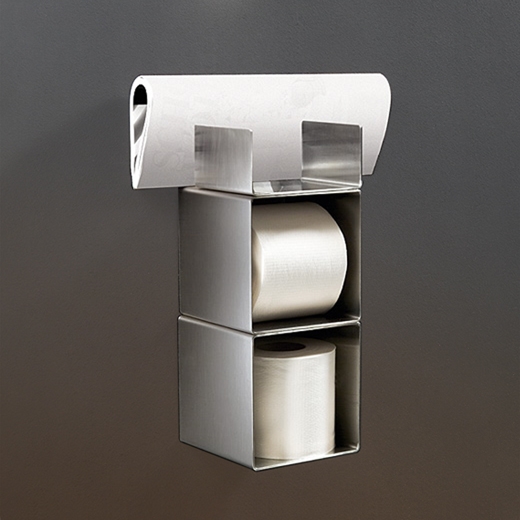 Двойной рулон туалетной бумаги и держатель газеты  NEU09 CEADESIGN  - Вид №1
