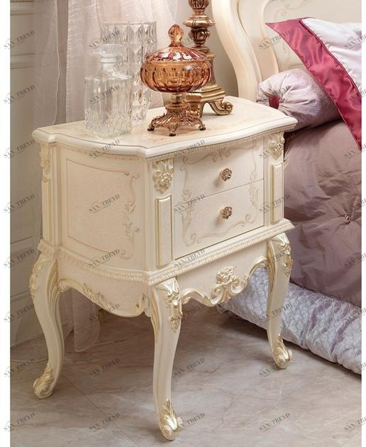 Barnini Oseo Прикроватная тумбочка из лакированной древесины с ящиками David Dv 3 - dv 3 l