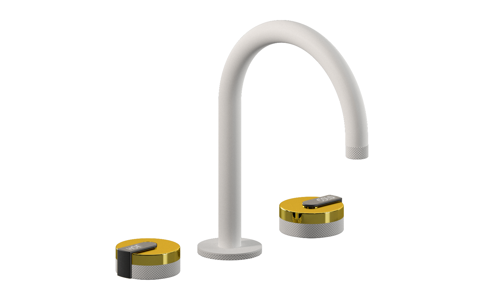 E-11512-R1PB-L1BK-WT Смеситель для умывальника на 3 отвертия GRAFF MOD+