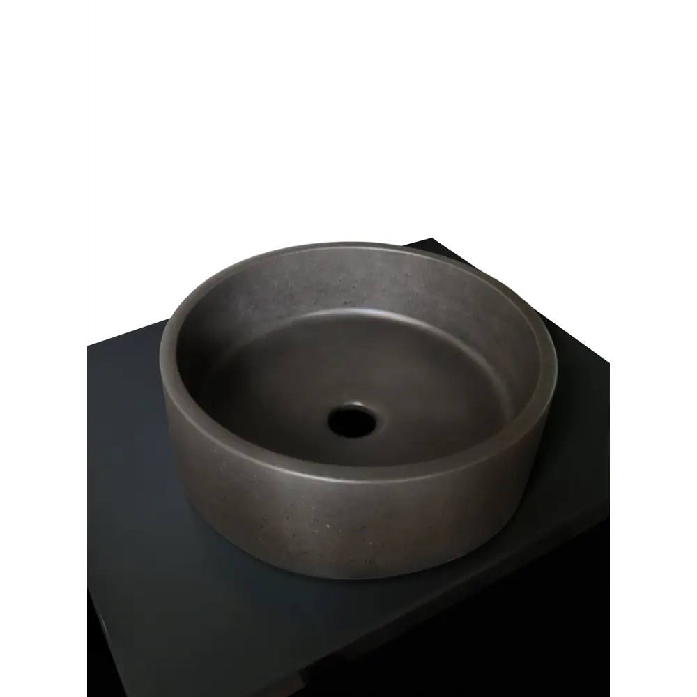 Раковина Round накладная 36x36 см цвет графит матовый Santreyd STLM-2123120 - Вид №3