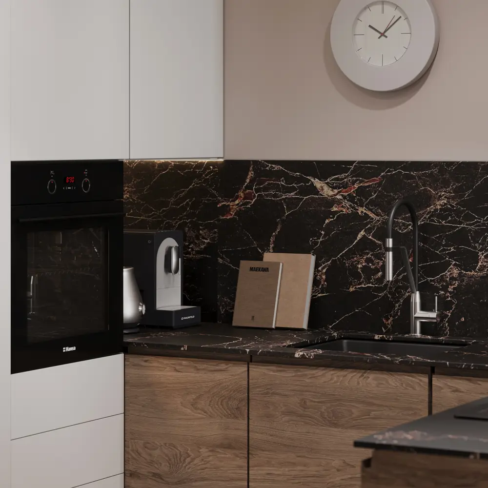 Фасад для кухни Токио 79.7×38.1 см DELINIA ID в оттенке тёмного дерева 86423446 STLM-0883313 - Вид №11