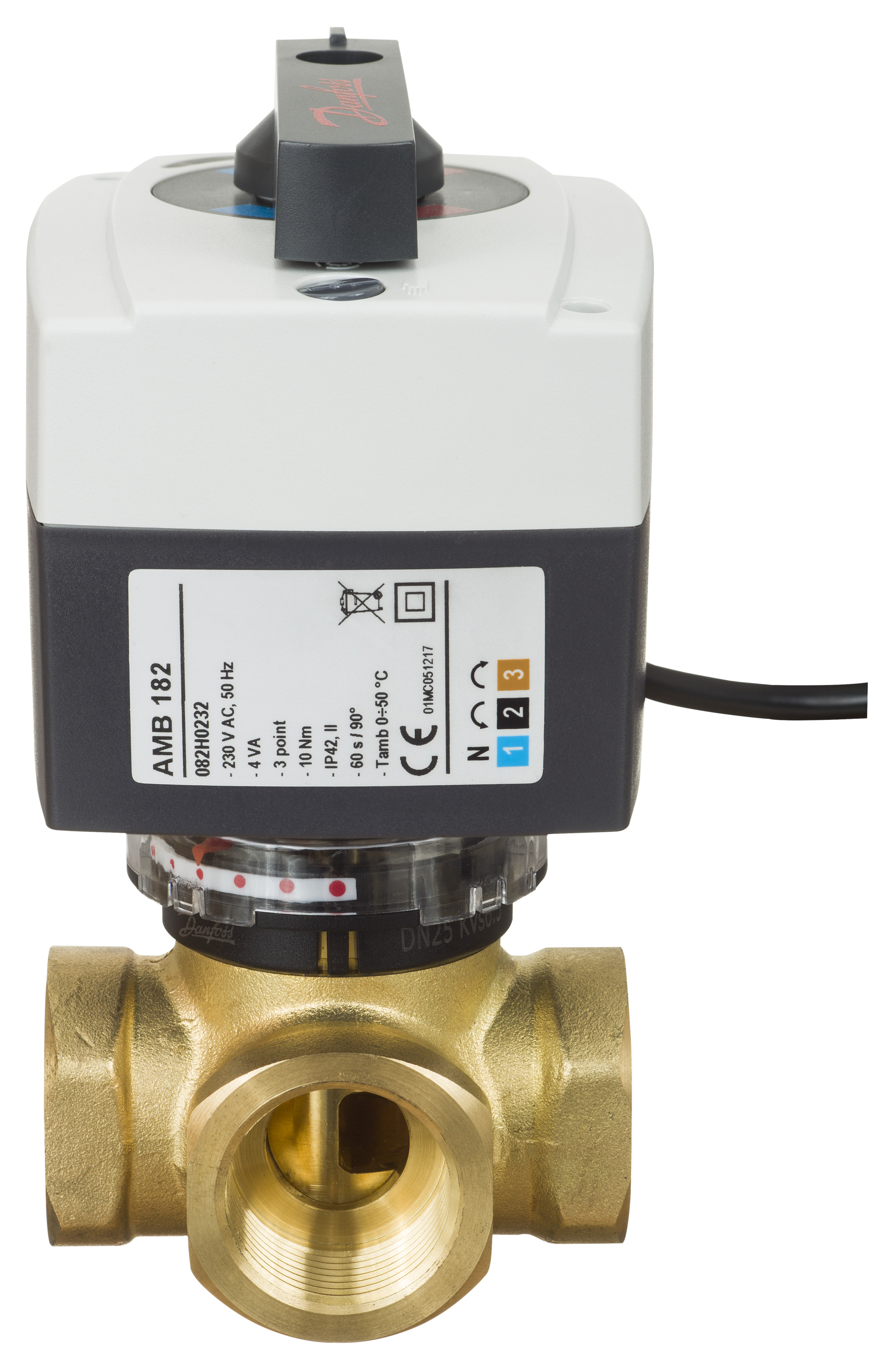 Danfoss Клапан регулирующий HRB 3 с внутренней резьбой Клапан рег. поворотный HRB3 DN25 Kvs 6.3 065Z0406  - Вид №10