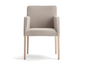 Мягкий тканевый стул с подлокотниками