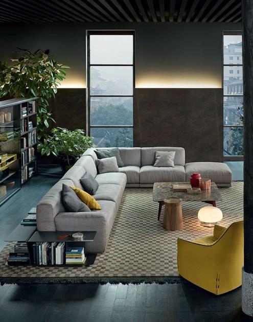 Poliform Модульный угловой диван из ткани Paris-seoul sun-id-1497100 - Вид №4