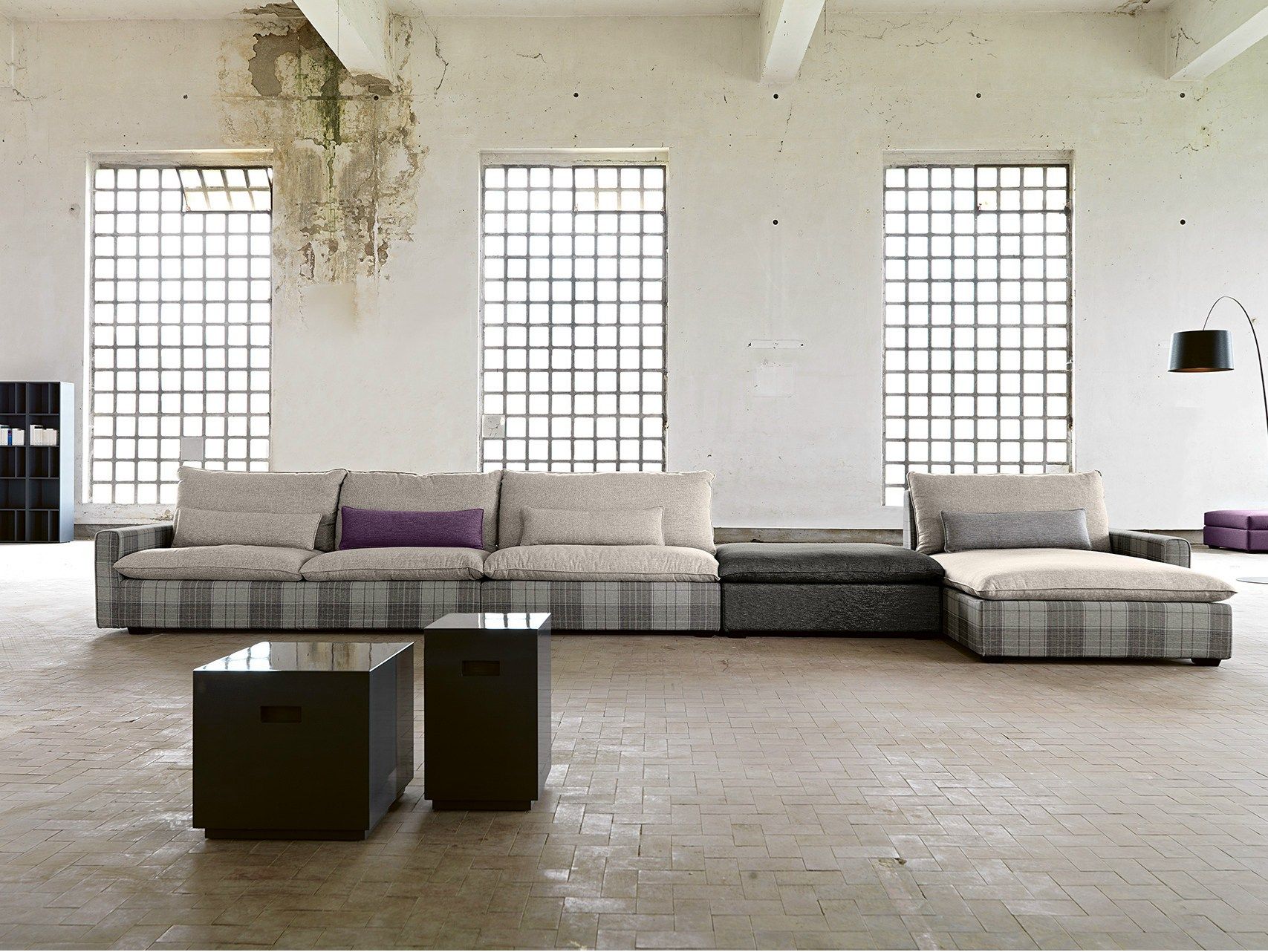 Тканевый диван с полуостровом Domingo Salotti Анри ARCH-00103630 - Вид №1