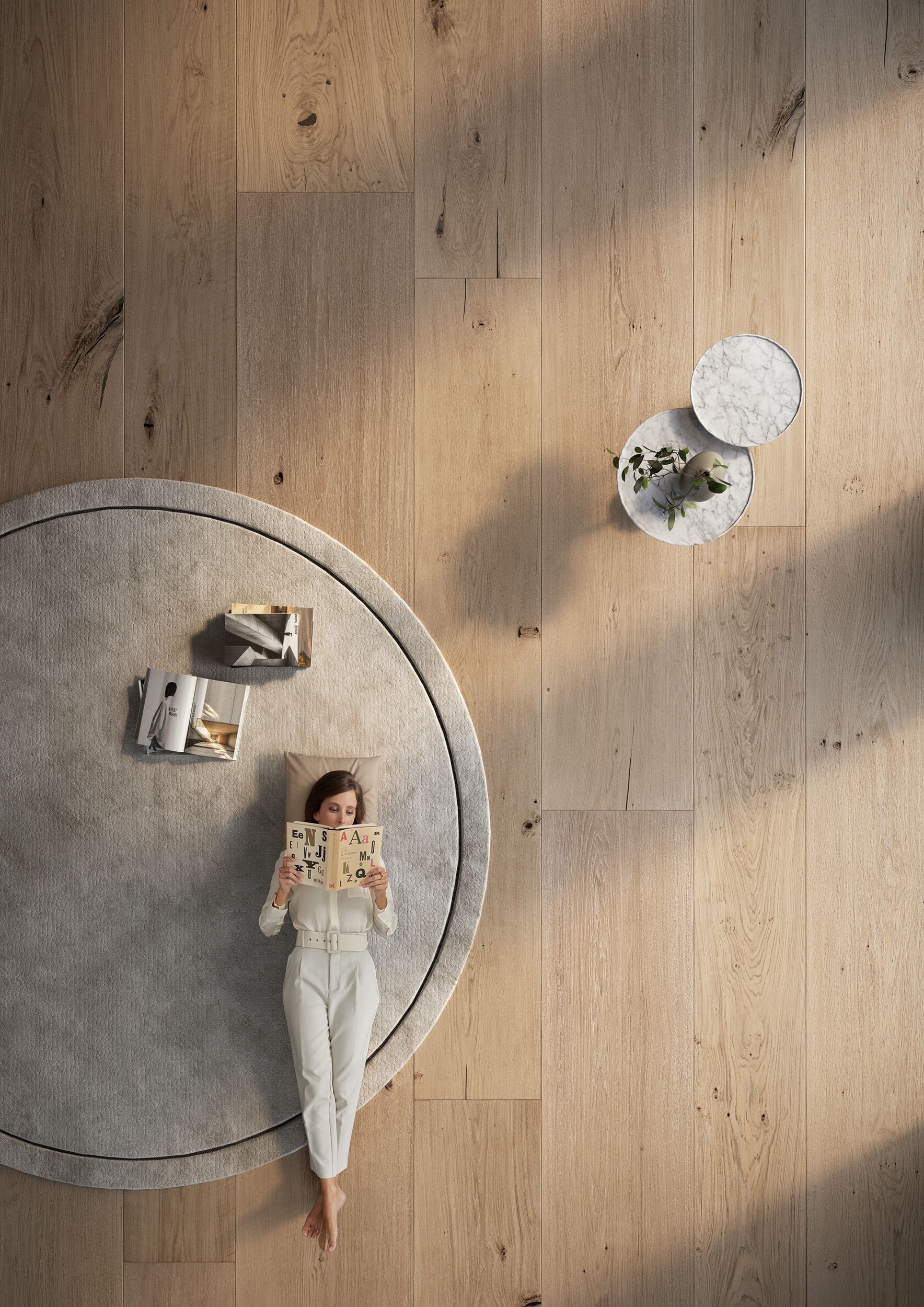 Деревянный пол CP Parquet большие размеры ARCH-00010972 - Вид №6