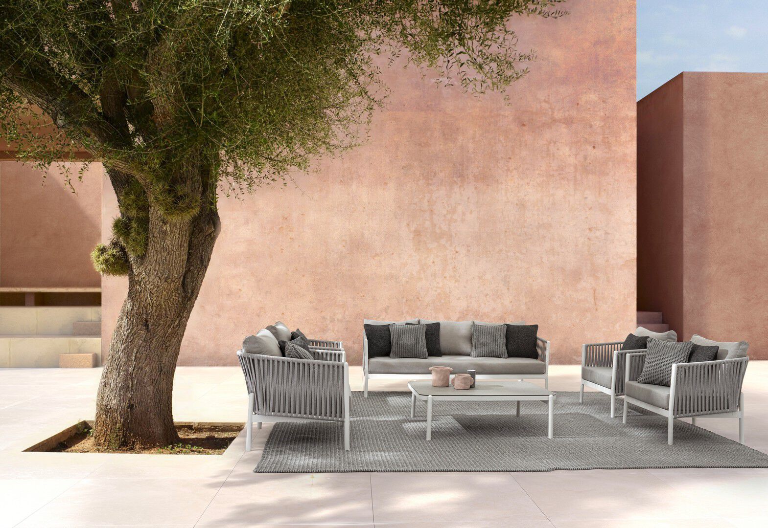 3-местный тканевый съемный садовый диван BIZZOTTO Florencia ARCH-00031427 - Вид №22