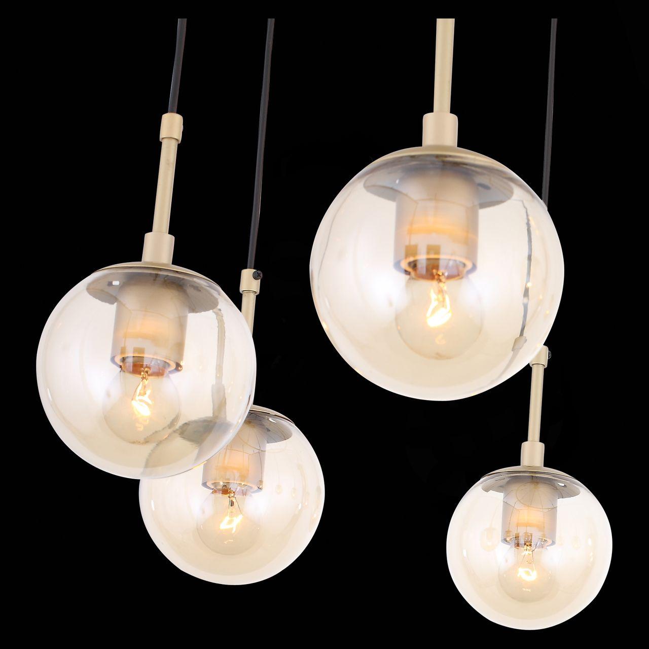 Подвесная люстра ST Luce Varieta SL234.413.08 ST LUCE ДИЗАЙНЕРСКИЕ, VARIETA 222848 Золотой  - Вид №1