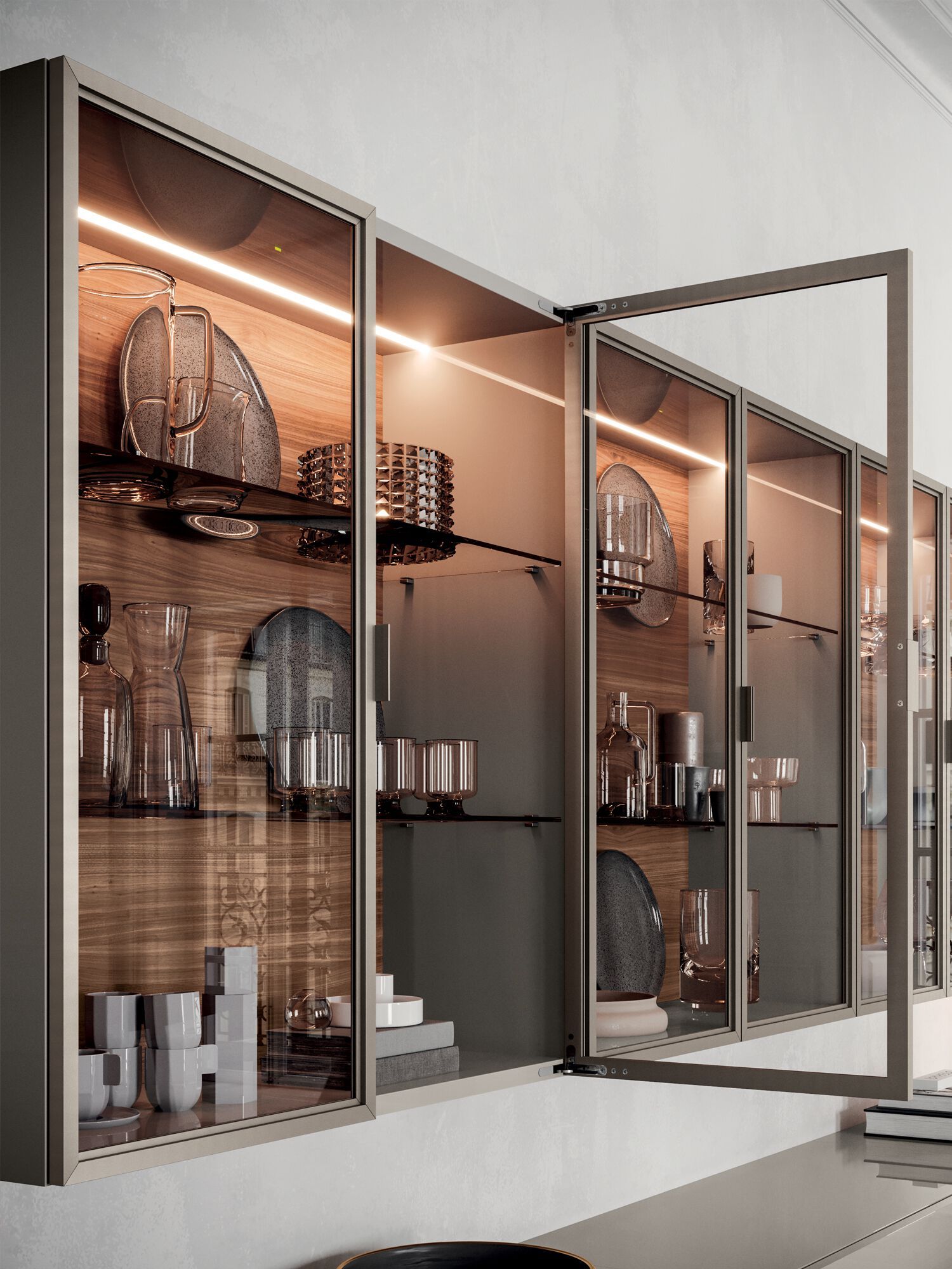 Модульная оборудованная стена со встроенным освещением Kico Living Systems ARCH-00061447 - Вид №3