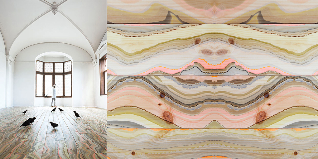 Паркетная доска Yellow Wave Snedker Studio Marbelous Wood YELLOWWAVE - Вид №2