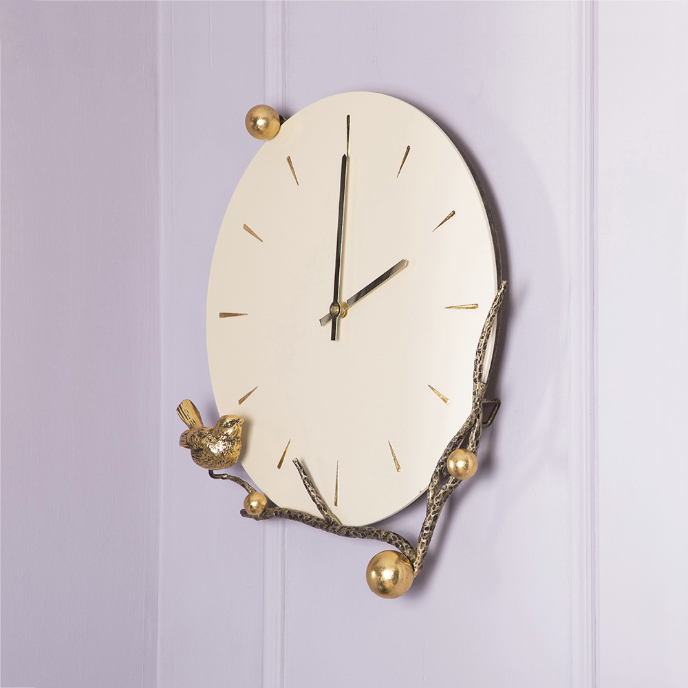 45018 Часы настенные Терра Бранч Амбер Айвори BOGACHO 4627179656485 - Вид №5