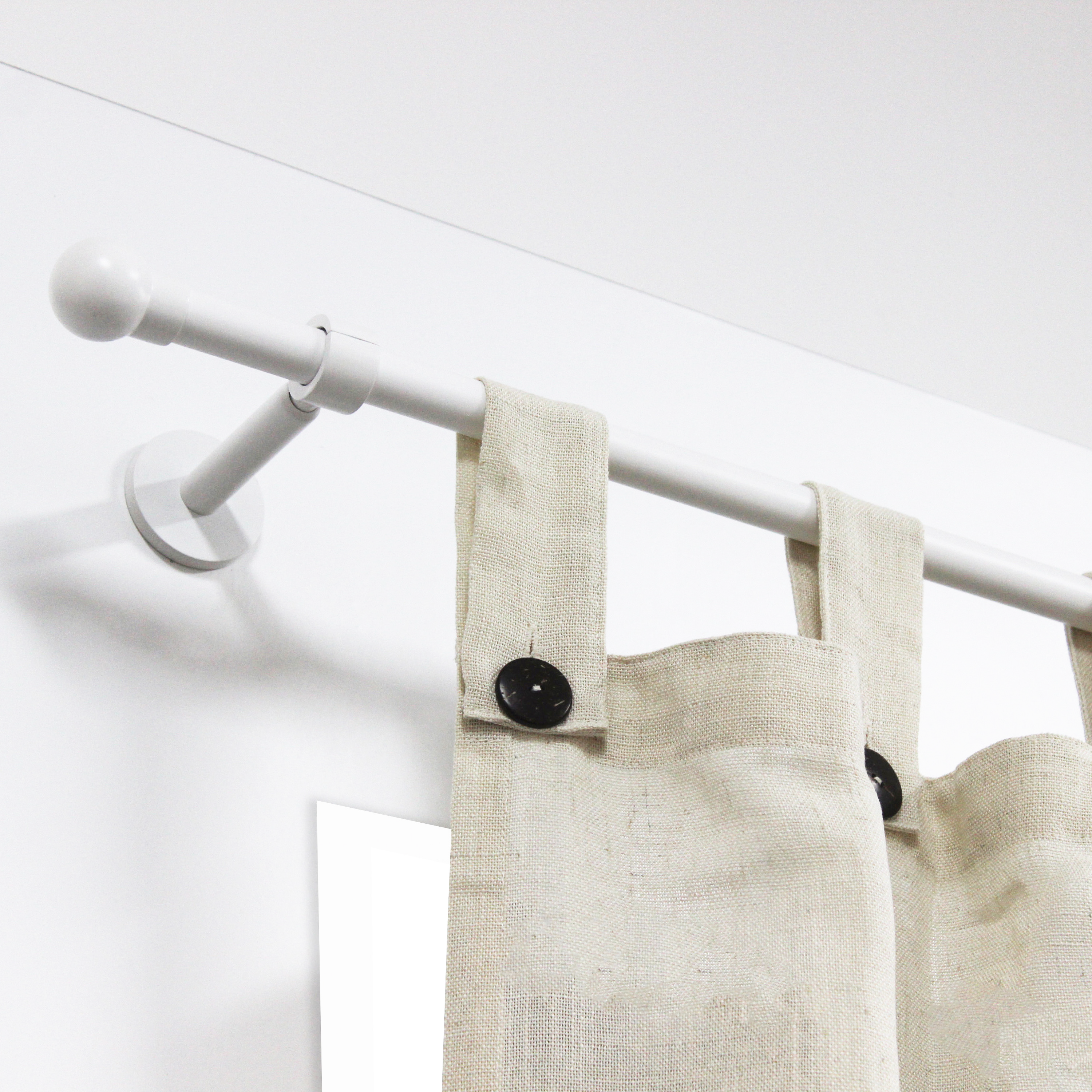 INSPIRE Наконечники Шар для карнизов - белые матовые 6 см 82549380 STLM-0029544 - Вид №4