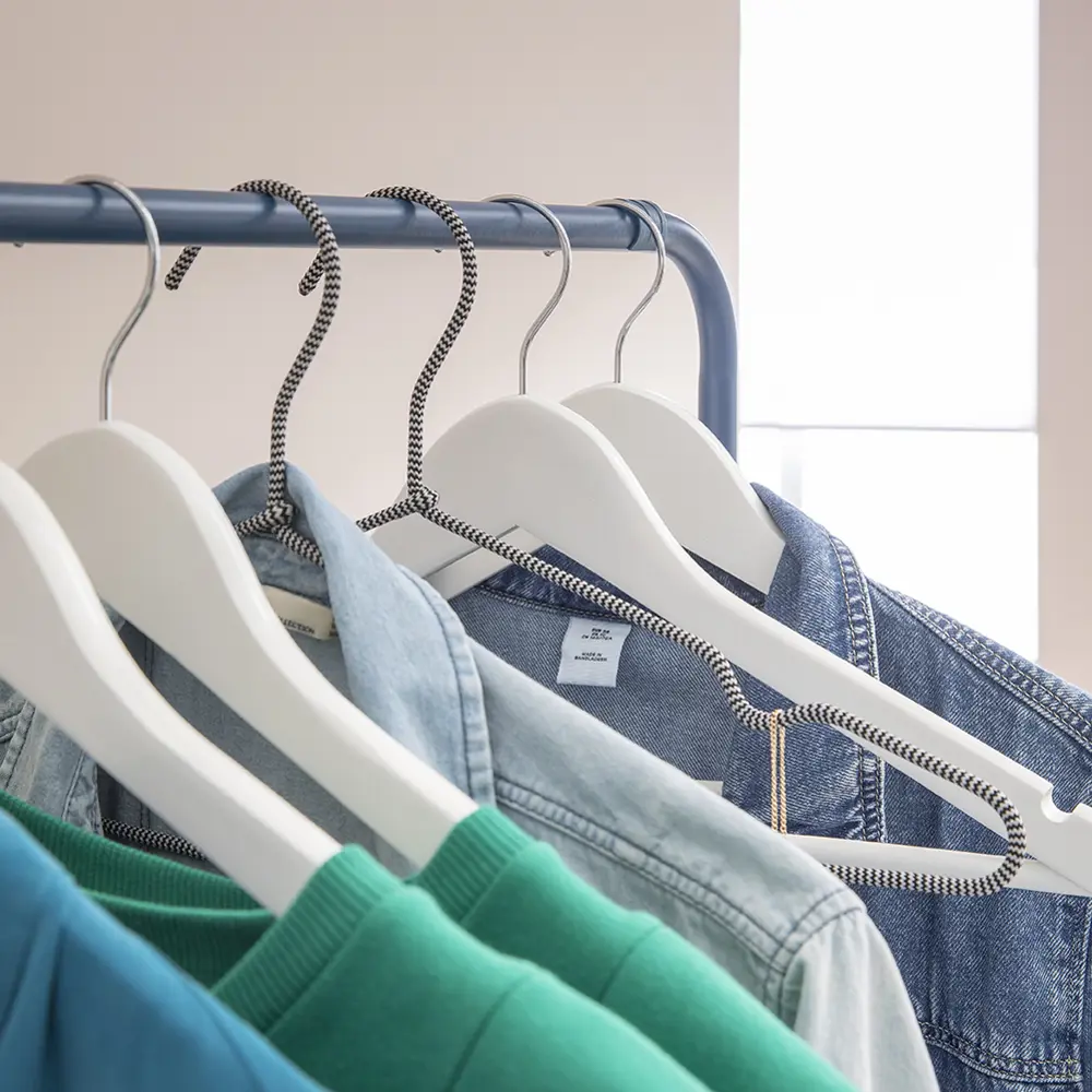 SPACEO Плечики из эвкалипта с поворотной головкой для эстетичного хранения 82680677 Плечики деревянные STLM-0033935 - Вид №5