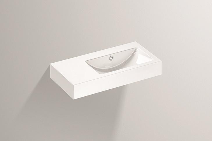 4207300000 Умывальник, wt.pr800.r, белая, proshield Alape серия PR 