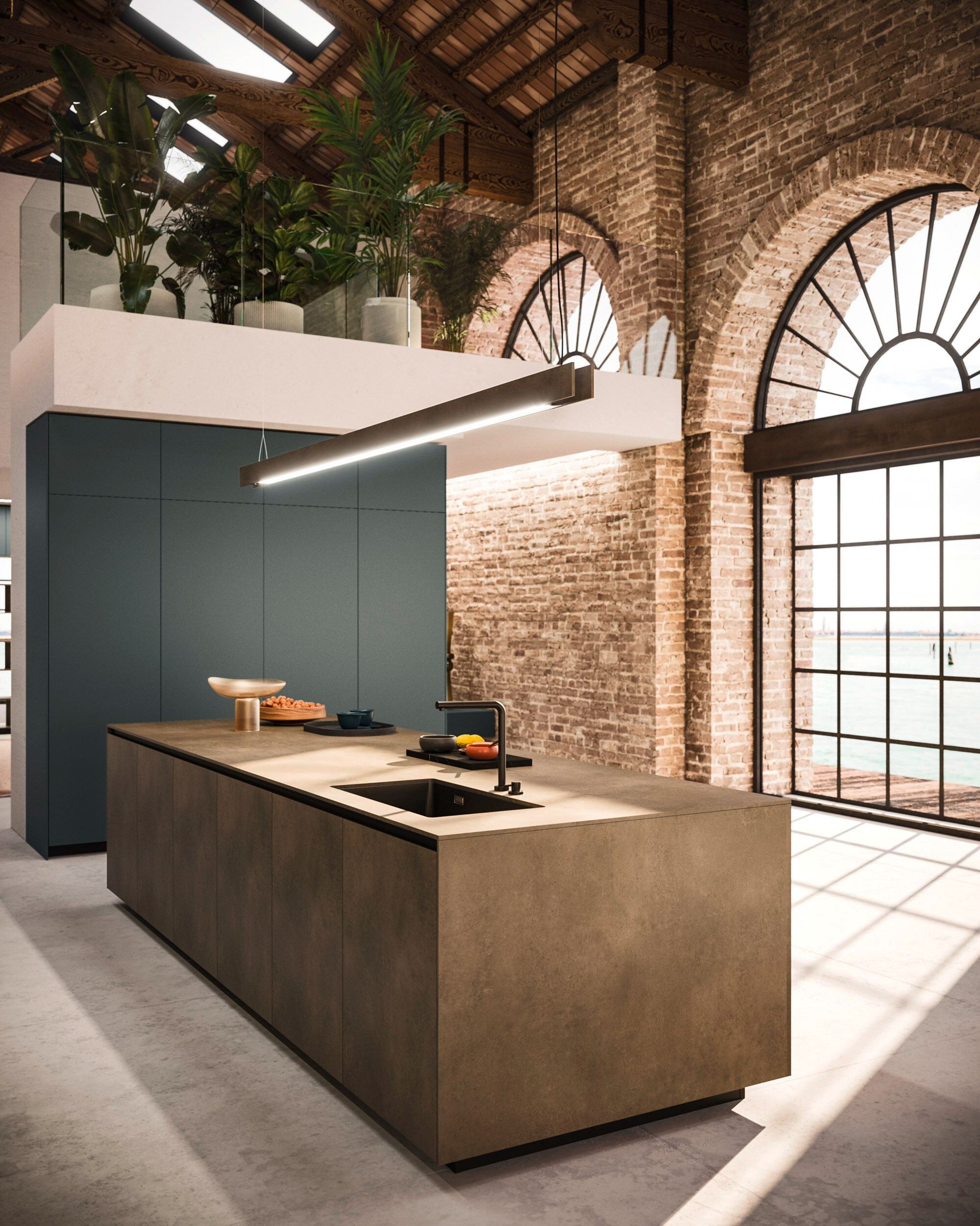 Встроенная кухня с островом Arrital Ak_Project ARCH-00022301 - Вид №8