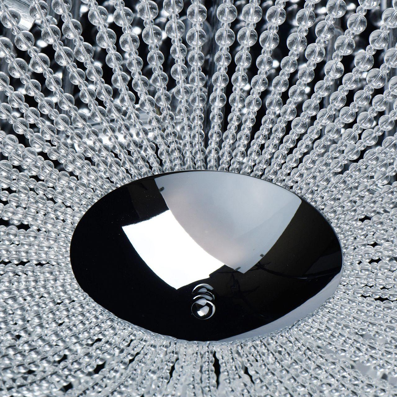 Потолочная люстра MW-Light Бриз 111012715 MW-LIGHT ДИЗАЙНЕРСКИЕ, БРИЗ 328142 Хром;прозрачный  - Вид №1