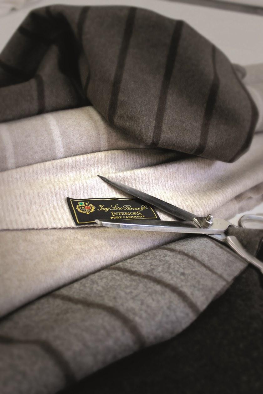 Longhi Однотонный плед из кашемира Loveluxe sun-id-1485431 - Вид №2