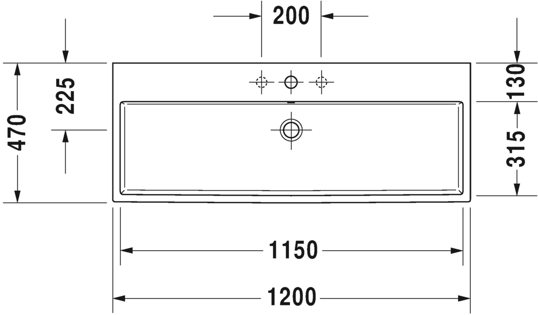 2350120027 Подвесная раковина настенная овальная Duravit Vero Air - Вид №2