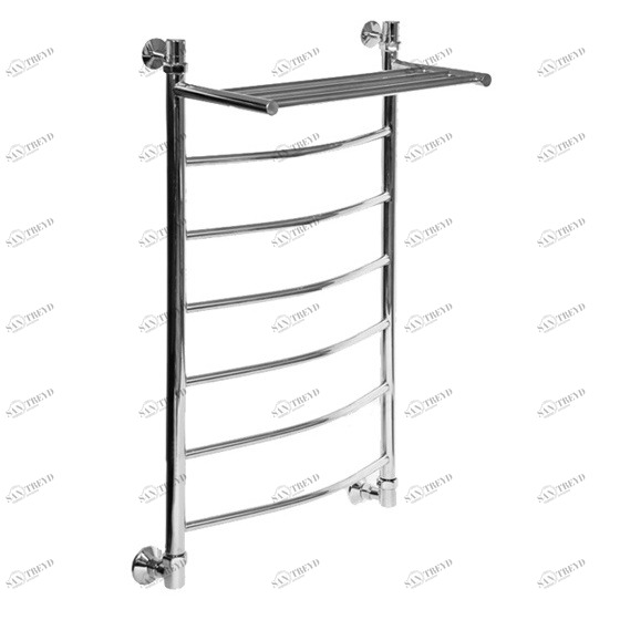 Полотенцесушитель водяной Aquanet Моника ЛД ВП 1000x600, с верхней полкой 00184180