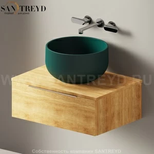 Flaminia BOX Настенная тумба для раковины 70 см с 1 ящиком BX991.WQ