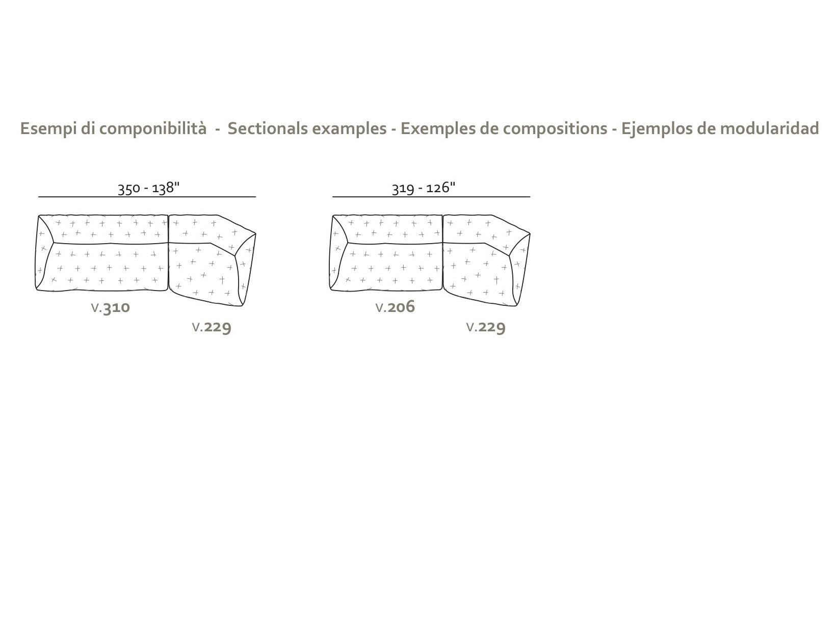 3-местный капитонный диван Max Divani GEO ARCH-00066671 - Вид №10