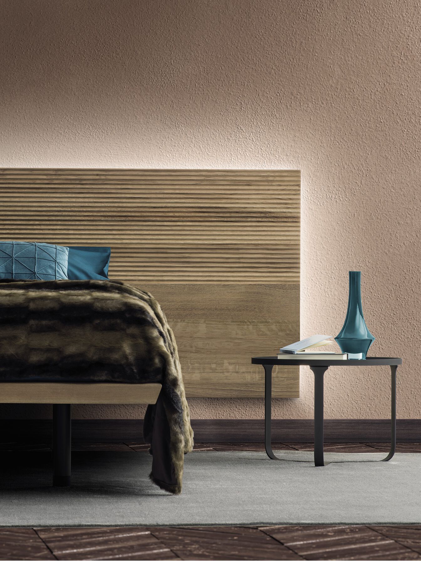 Двуспальная кровать из массива дерева Devina Nais ZEN ARCH-00030643 - Вид №6