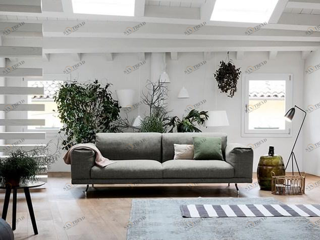 Dall'Agnese 3-х местный тканевый диван sun-id-1371620