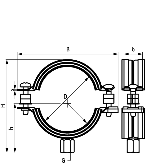3188020 Bifix® 5000 G2 (BUP1000) для пластмассовых труб walraven  - Вид №1