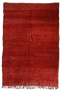 AFOLKI Прямоугольный однотонный ковер с длинным ворсом из шерсти Chichaoua Taa900be