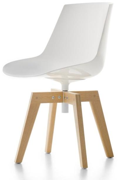 MDF Italia Вращающийся садовый стул на жердочке из поликарбоната Flow sun-id-1416593 - Вид №1