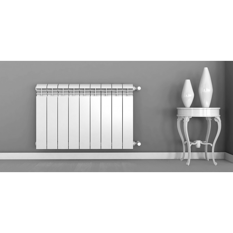 Радиатор биметаллический Rifar Base 350/90 14 секций нижнее правое подключение R35014НПП - Вид №4