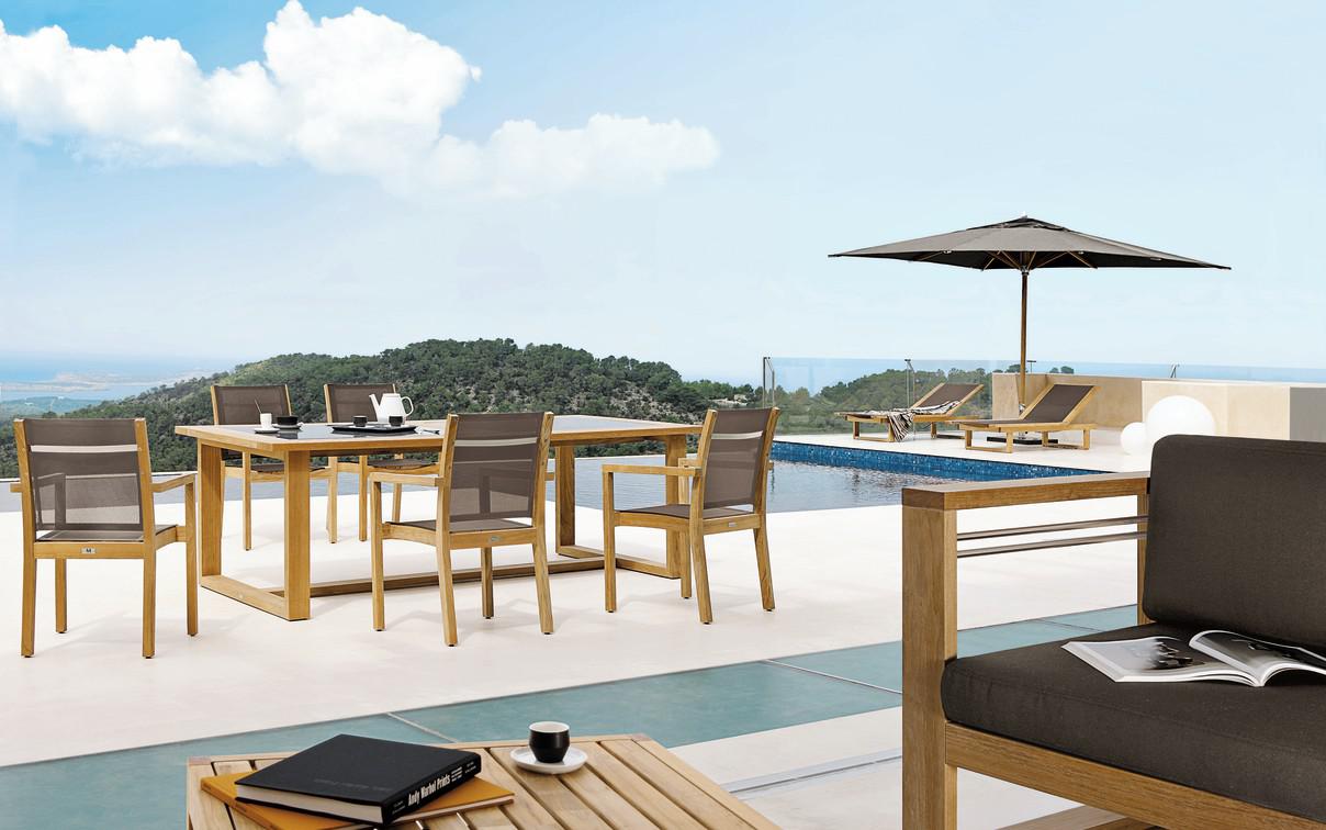 MNST1061 Стул teak 130 Manutti Siena - Вид №1