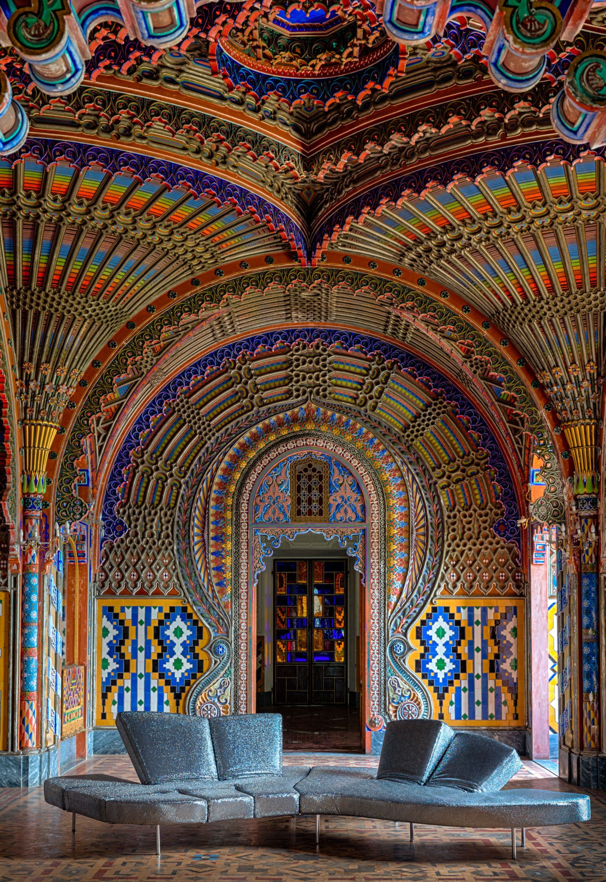 Диван с кристаллами Swarovski Edra для интерьера ARCH-00069536 - Вид №3