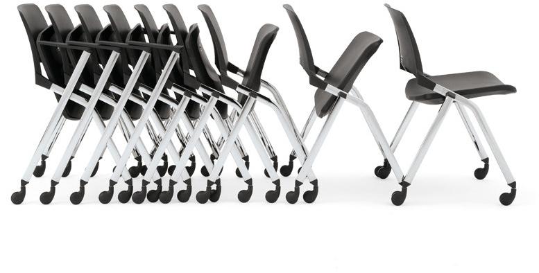 Diemmebi Складной пластиковый стул на колесиках Lakendò sun-id-1483526 - Вид №2