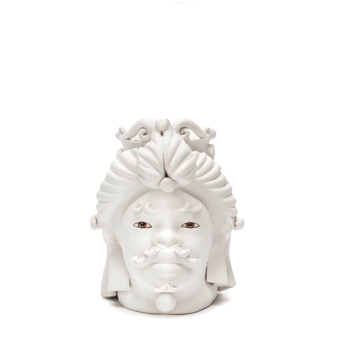 200942-WT ABHIKA ВАЗА МУЖСКАЯ МУЖСКАЯ МАЛАЯ WHITE MATT 