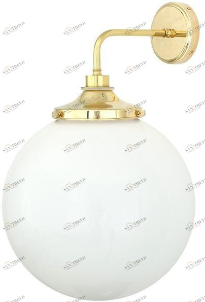 Mullan Lighting Настенный светильник из стекла прямого света для ванной Pelagia Mlbwl010 